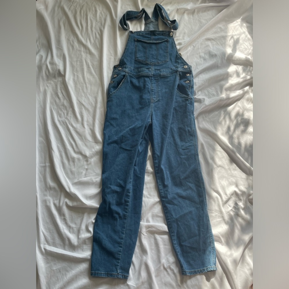 Dark Was Denim Overalls